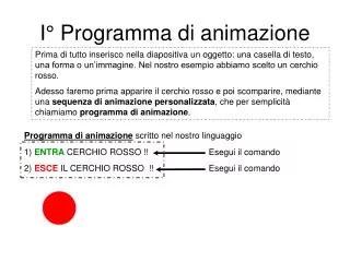 i programma di animazione