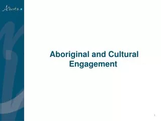 Aboriginal and Cultural Engagement