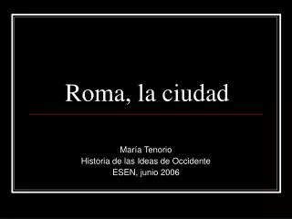 roma la ciudad