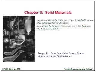 Chapter 3: Solid Materials