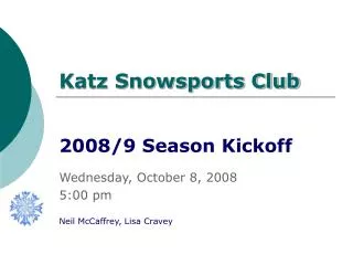 Katz Snowsports Club
