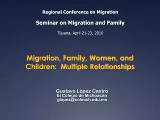 migration family women and children multiple relationships