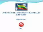 Economic and Social Indicators of Lithuania 2013: A Comprehensive Analysis - slide 1