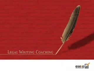 Legal Writing Coaching