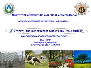 MINISTRY OF AGRICULTURE AND RURAL AFFAIRS (MARA)