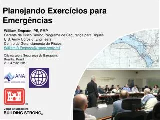 planejando exerc cios para emerg ncias