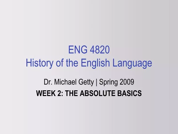 eng 4820 history of the english language