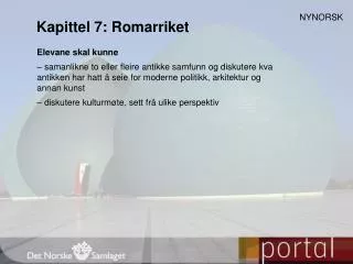 kapittel 7 romarriket