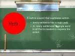 Verb - slide 1