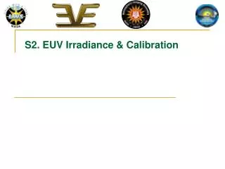 S2. EUV Irradiance &amp; Calibration