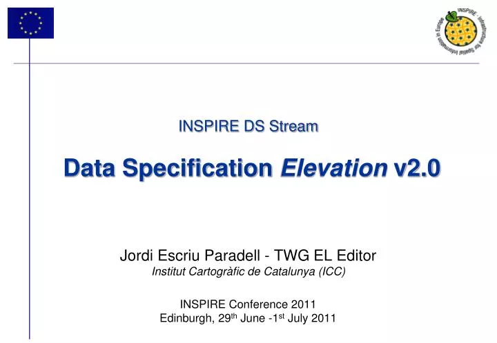 inspire ds stream data specification elevation v2 0