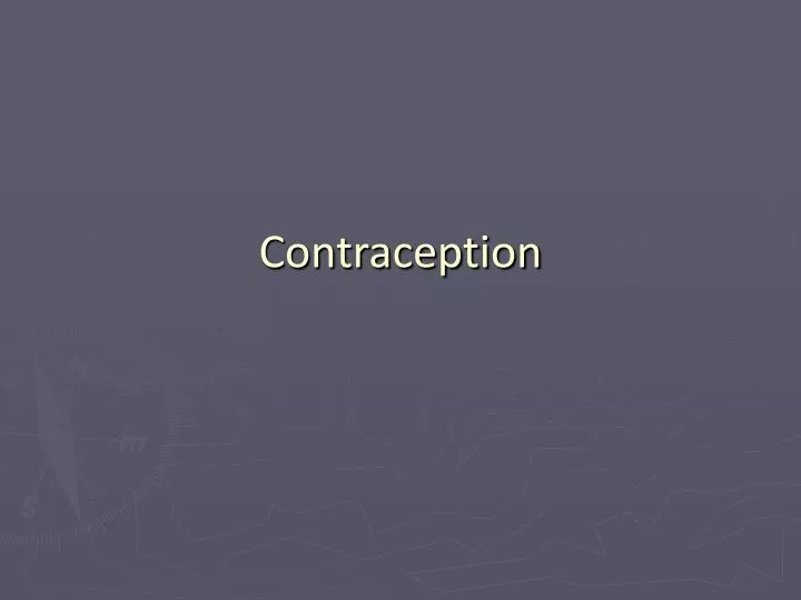 contraception