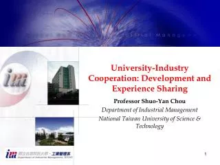 University-Industry Cooperation: Development and Experience Sharing