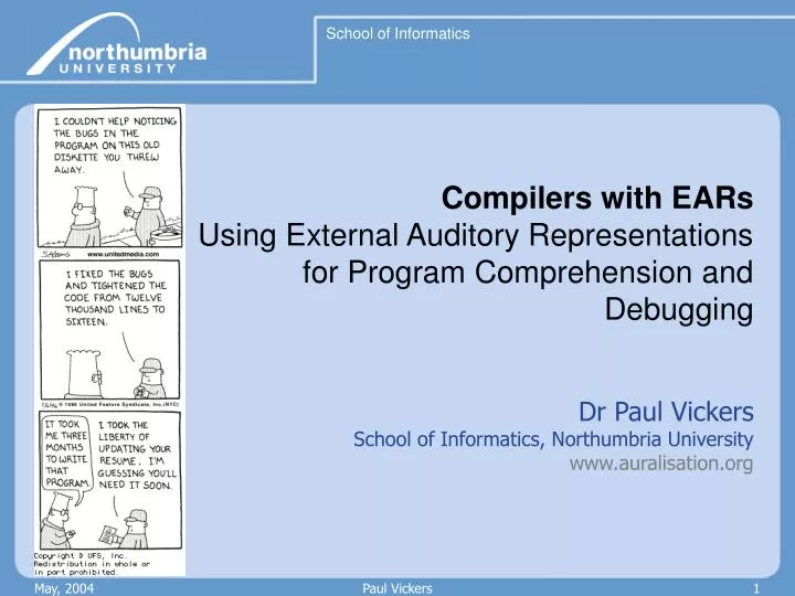 compilers with ears using external auditory representations for program comprehension and debugging