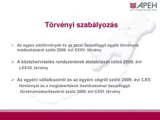 t rv nyi szab lyoz s