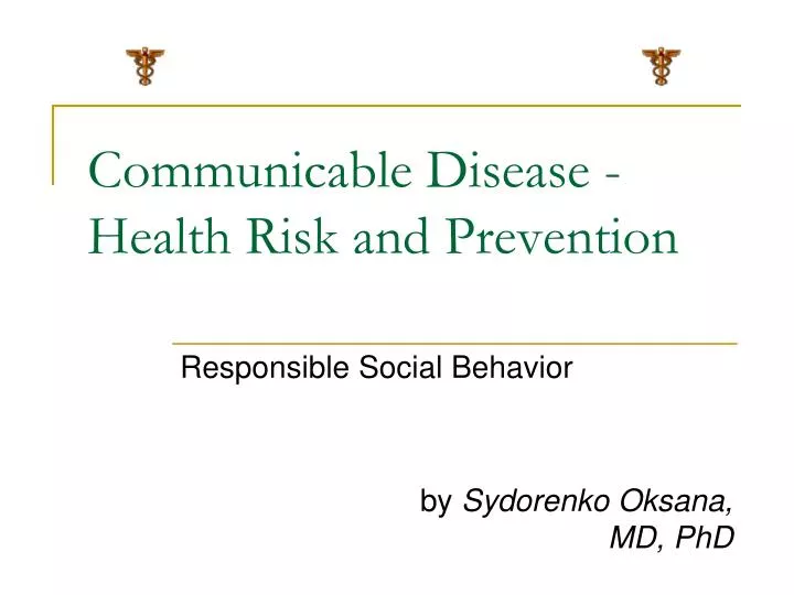 communicable disease health risk and prevention