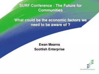 Ewan Mearns Scottish Enterprise