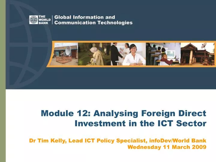 module 12 analysing foreign direct investment in the ict sector