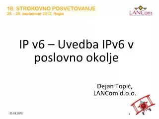 ip v6 uvedba ipv6 v poslovno okolje