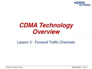CDMA Technology Overview