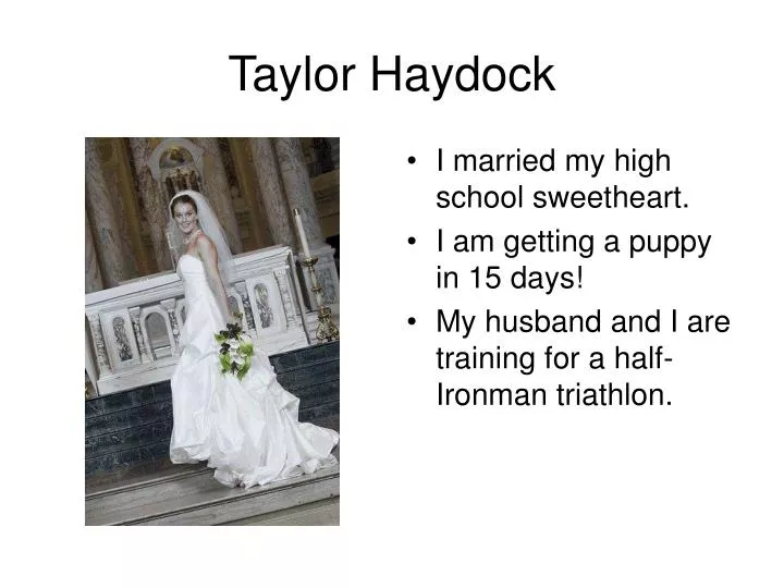 taylor haydock