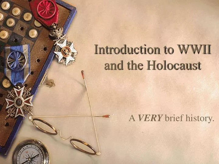 introduction to wwii and the holocaust