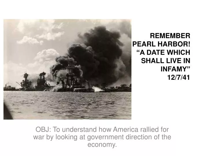 remember pearl harbor a date which shall live in infamy 12 7 41