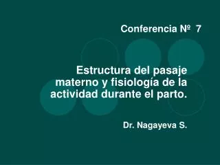 conferencia n 7