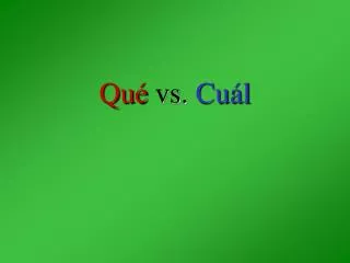 qu vs cu l