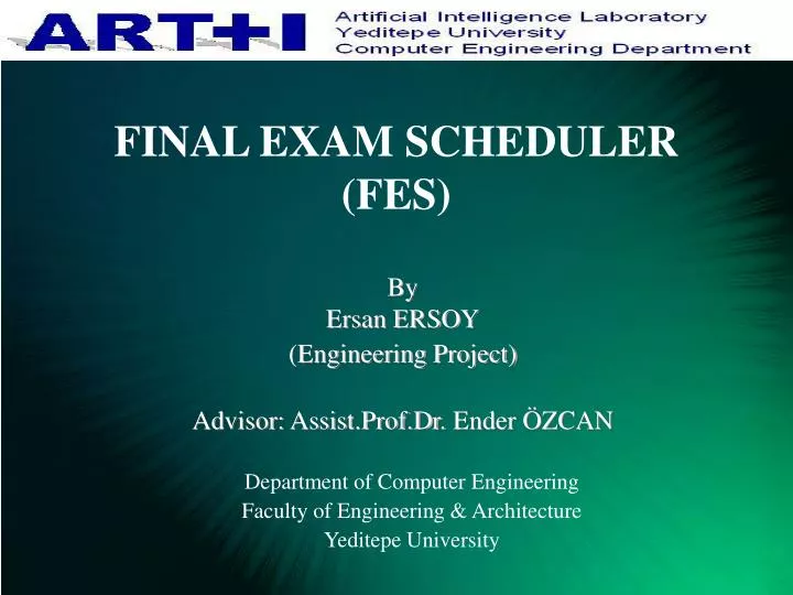 final exam scheduler fes