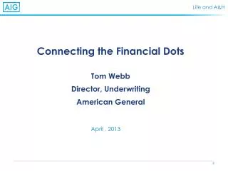 Connecting the Financial Dots