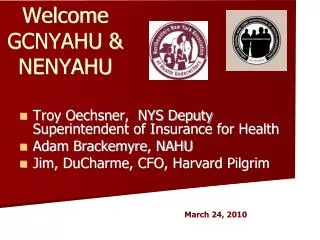 Welcome GCNYAHU &amp; NENYAHU