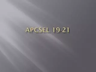 apcsel 19 21