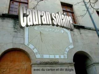 avec du carton et dix doigts
