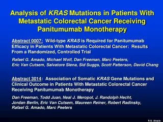 The KRAS Oncogene