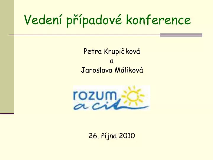 veden p padov konference