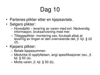 dag 10
