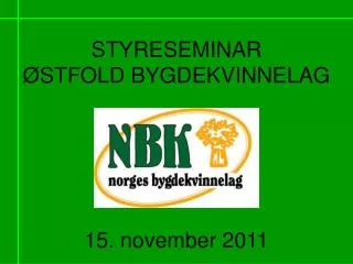 styreseminar stfold bygdekvinnelag