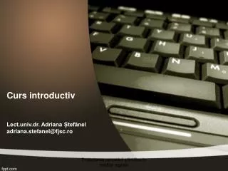 curs introductiv