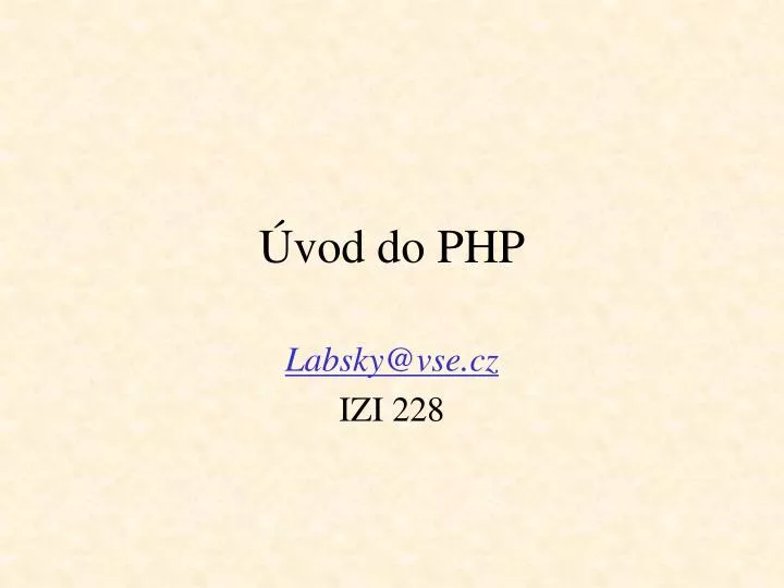vod do php