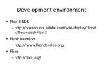 Development environment - slide 1