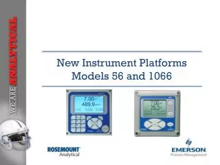 New Instrument Platforms Models 56 and 1066