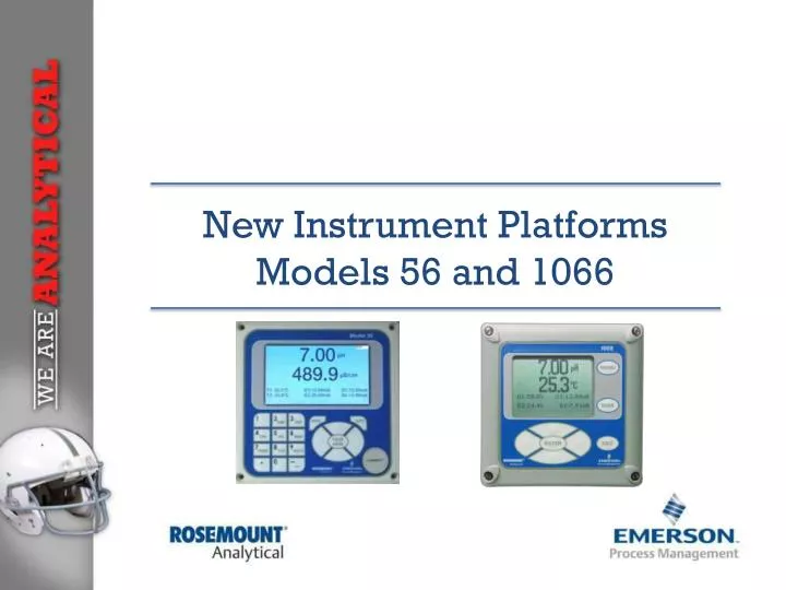 new instrument platforms models 56 and 1066
