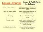 Lesson Starter - slide 1