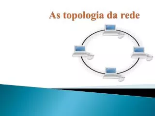 as topologia da rede