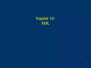 kapitel 10 xml