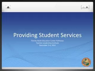 Providing Student Services
