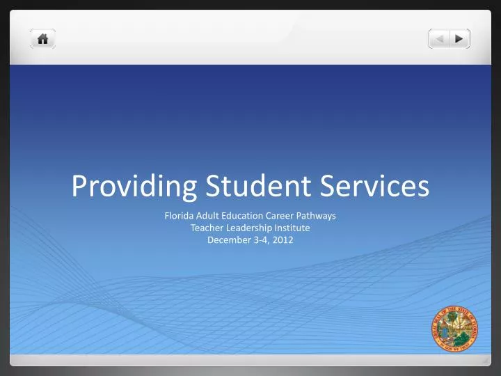 providing student services