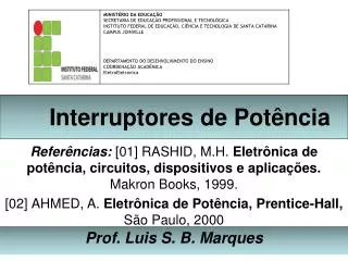 interruptores de pot ncia