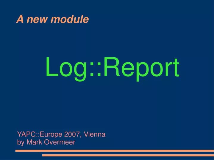 log report